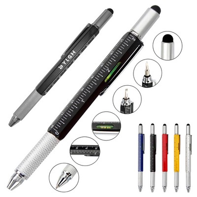 6 IN 1 Multi Metal Tool Pen