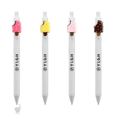 Click Activated Pen With Popsicle