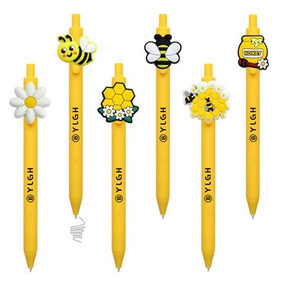 Click Activated Pen With Bee Elements
