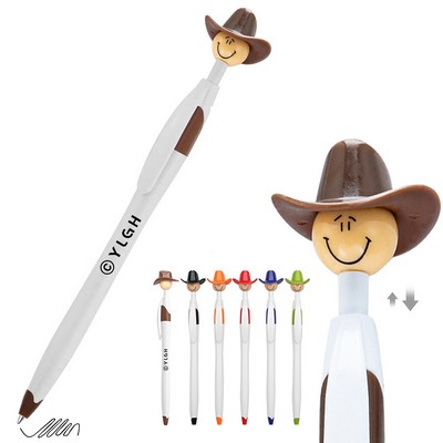 Cowboy Click Pen With Clip