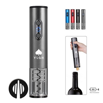 Aluminum Electric Wine Opener With Foil Cutter
