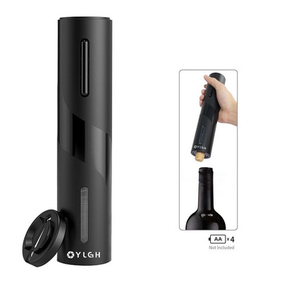 Plastic Electric Wine Opener With Foil Cutter