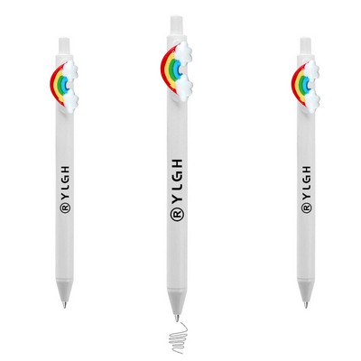 Click Activated Pen With Rainbow Cloud