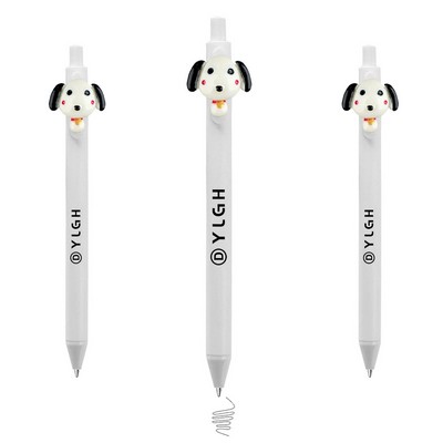 Cute Dog Click Activated Pen