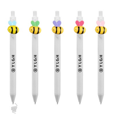 Click Activated Pen With Cute Bee